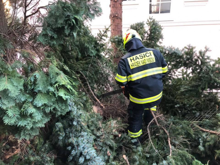 Vichřice Sabine na Liberecku
