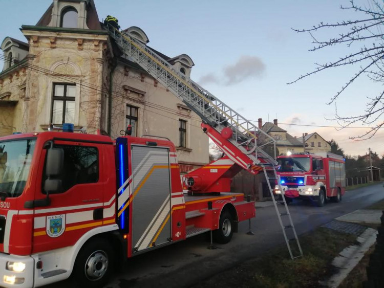 Vichřice Sabine na Liberecku