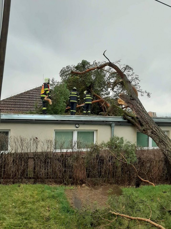 Vichřice Sabine na Liberecku