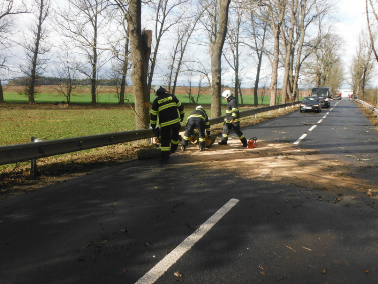 Následky vichřice Sabine v Královéhradeckém kraji