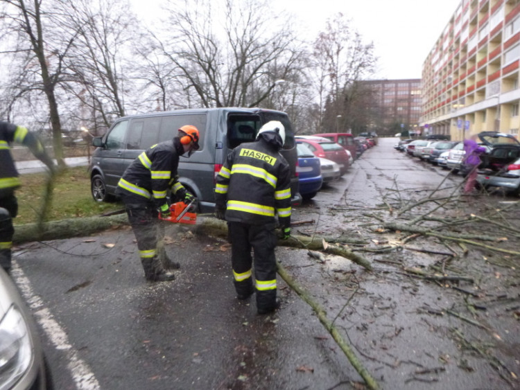 Následky vichřice Sabine v Královéhradeckém kraji