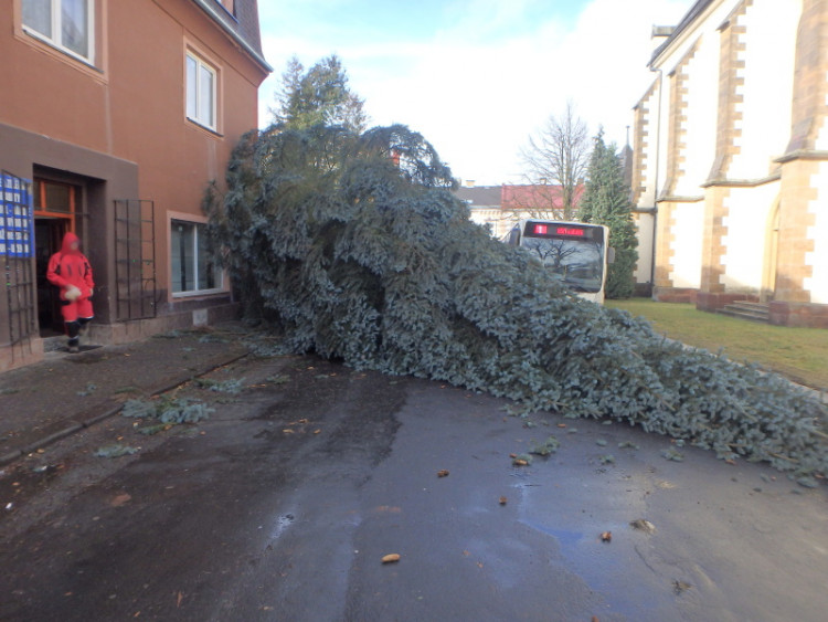 Následky vichřice Sabine v Královéhradeckém kraji