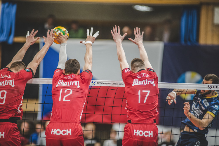 Jihostroj doma nastoupil proti největším hvězdám světového volejbalu