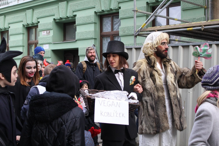 Maškary ovládly Cejl během festivalu Barvy brněnského Bronxu