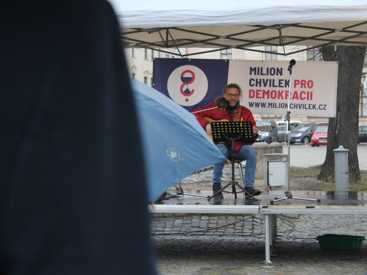 Štafeta pro demokracii v Jihlavě