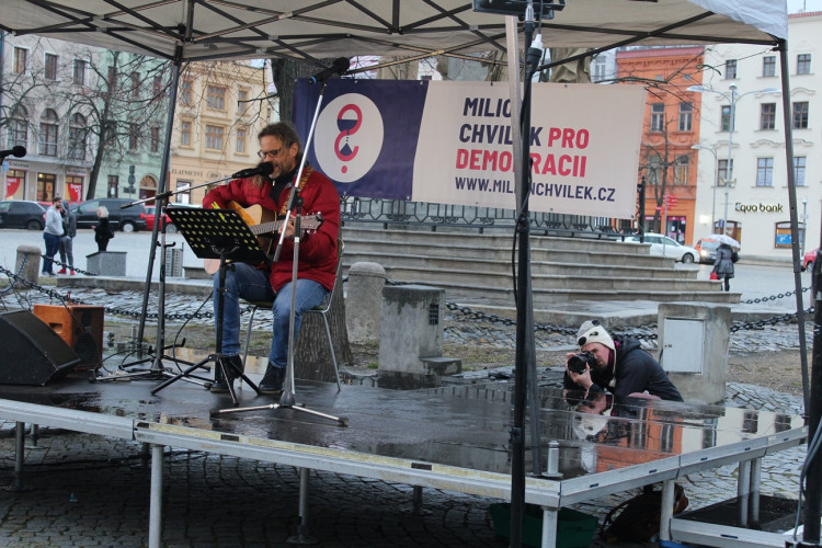 Štafeta pro demokracii v Jihlavě