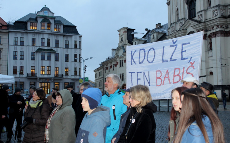 Štafeta pro demokracii v Jihlavě