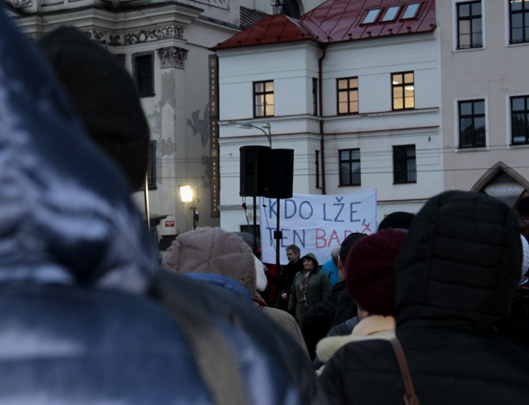 Štafeta pro demokracii v Jihlavě