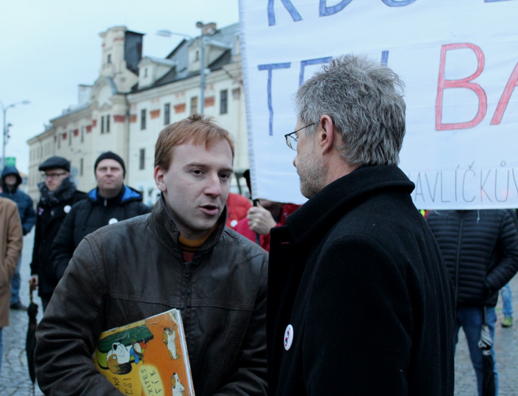 Štafeta pro demokracii v Jihlavě