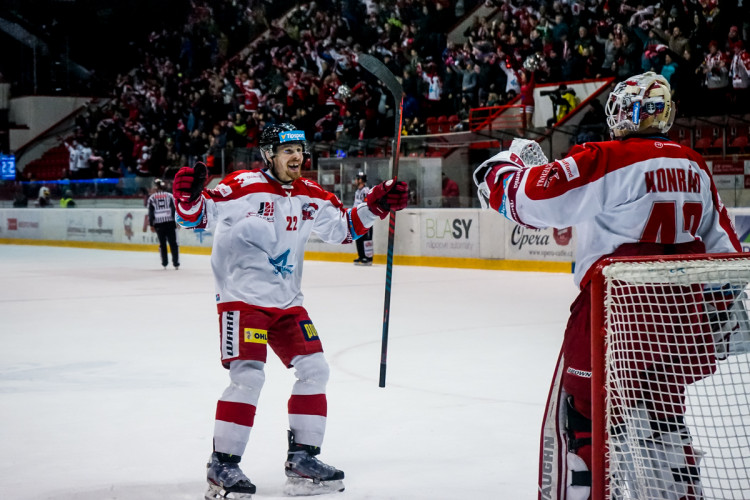 FOTOGALERIE: Hokejisté Olomouce si zajistili konečné sedmé místo v tabulce
