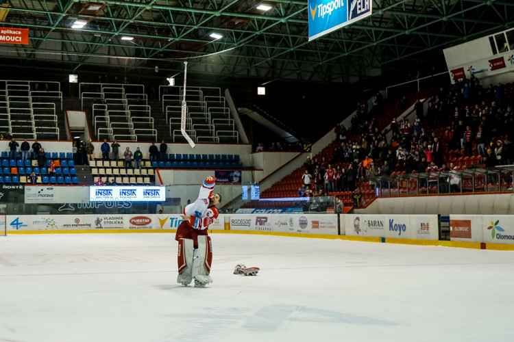 FOTOGALERIE: Hokejisté Olomouce si zajistili konečné sedmé místo v tabulce
