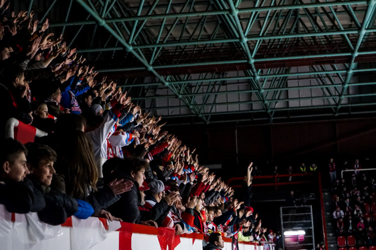 FOTOGALERIE: Hokejisté Olomouce v úvodním zápase předkola nadělili ševcům bůra! Takto vypadal zápas