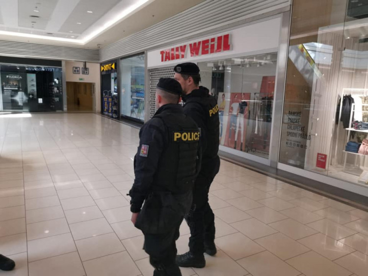 FOTOGALERIE: Policejní kontroly na hraničních přechodech