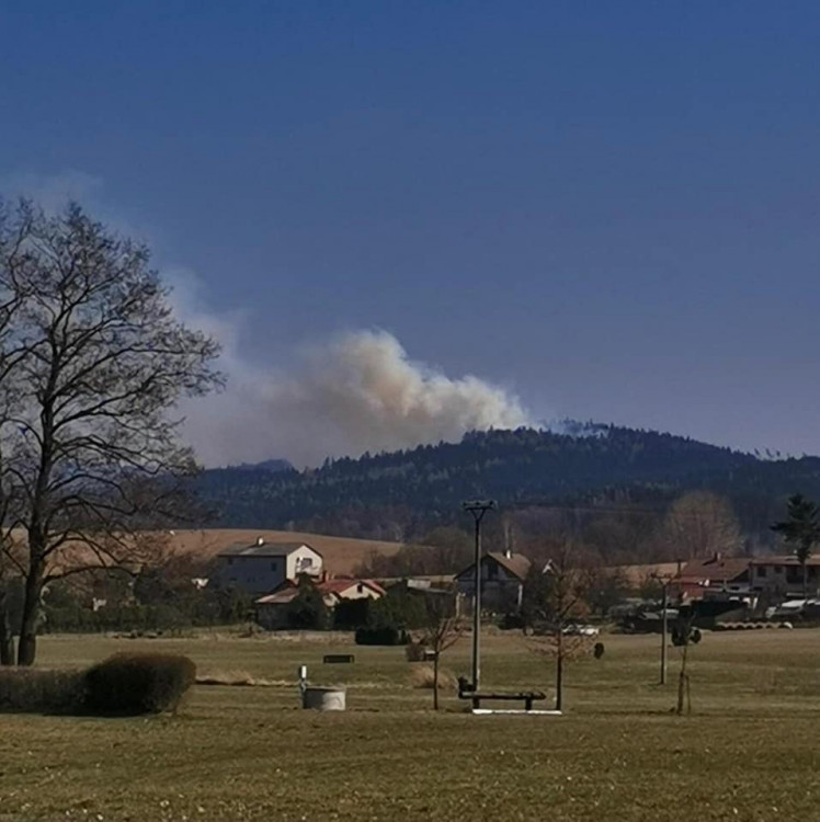 Požáry na Vysočině 6.4.2020