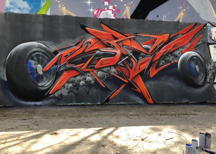 I při návštěvě Francie stále tvořil