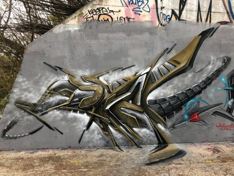 I při návštěvě Francie stále tvořil