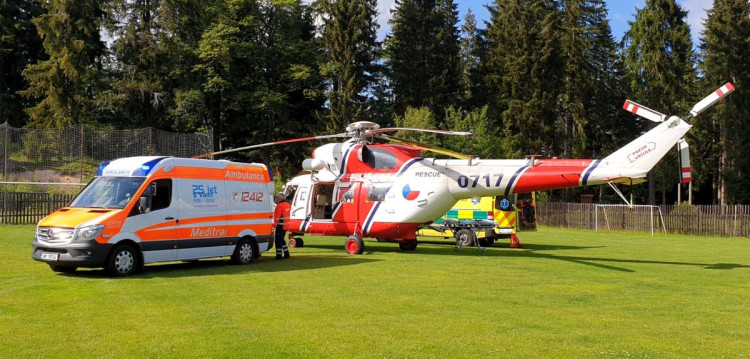 FOTO: Nehoda dvou vlaků u Perninku