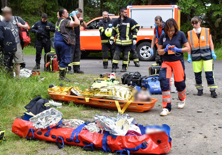 FOTO: Nehoda dvou vlaků u Perninku