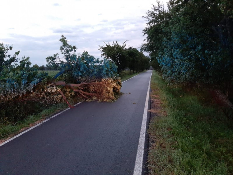 Hasiči opět bojovali s následky po bouřce