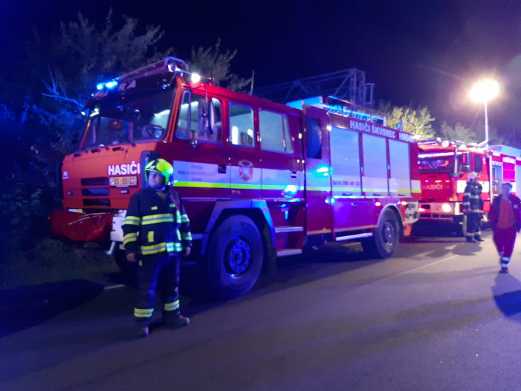 Večerní srážka dvou vlaků u Českého Brodu