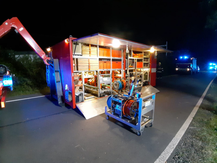 Večerní srážka dvou vlaků u Českého Brodu