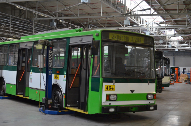 Vyřazený vůz, který je momentálně v majetku Škoda-Bus klubu
