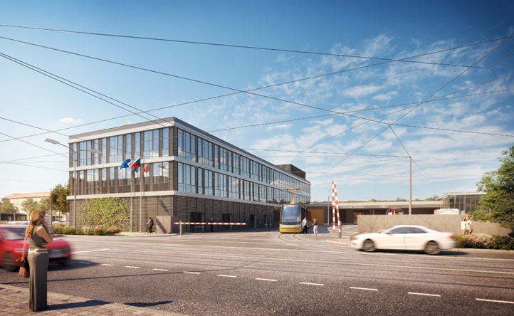 Vizualizace budoucího depa