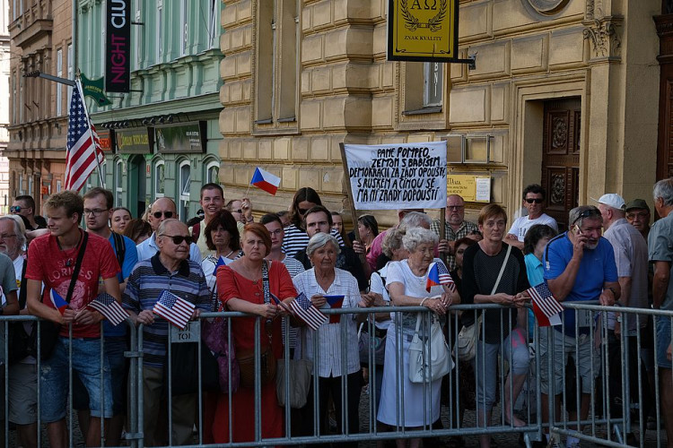 FOTOGALERIE: Mike Pompeo v Plzni