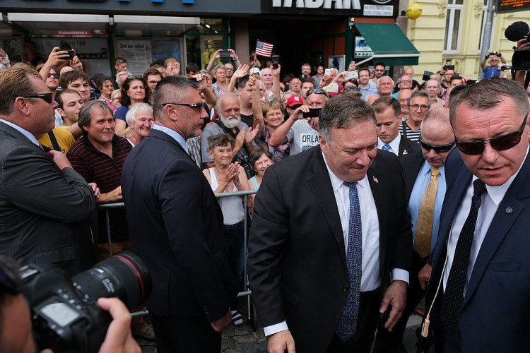 FOTOGALERIE: Mike Pompeo v Plzni