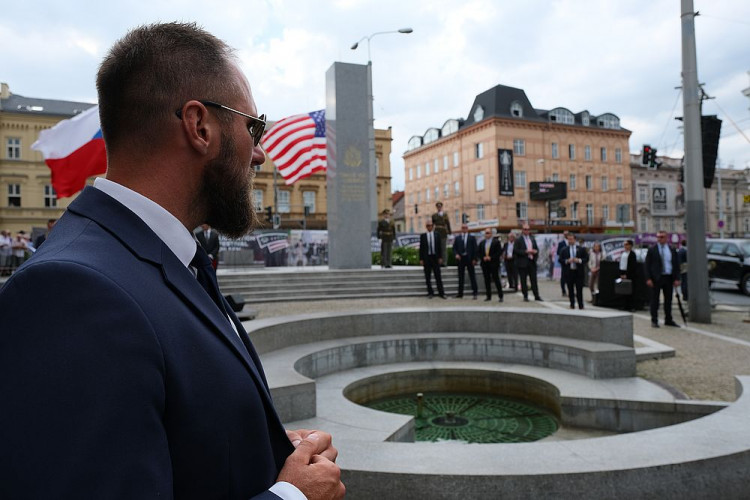FOTOGALERIE: Mike Pompeo v Plzni