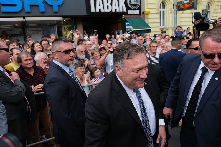 FOTOGALERIE: Mike Pompeo v Plzni