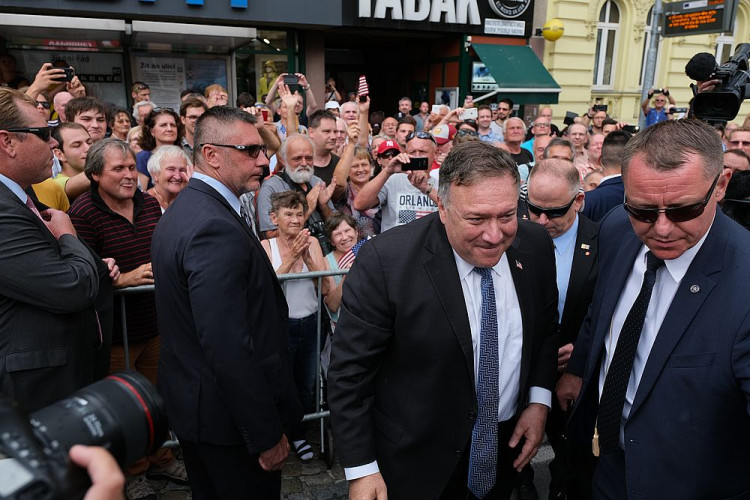 FOTOGALERIE: Mike Pompeo v Plzni