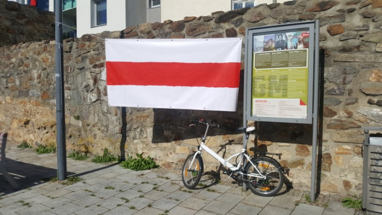 Lidé v Jihlavě vyjádřili podporu demonstrantů v Bělorusku