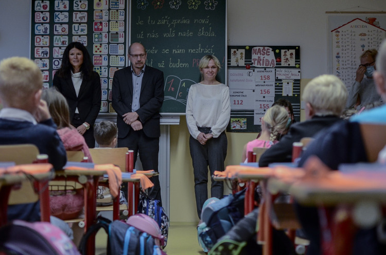 První školní na ZŠ SNP v Hradci Králové