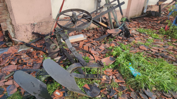 FOTOGALERIE: Požár zemědělského muzea