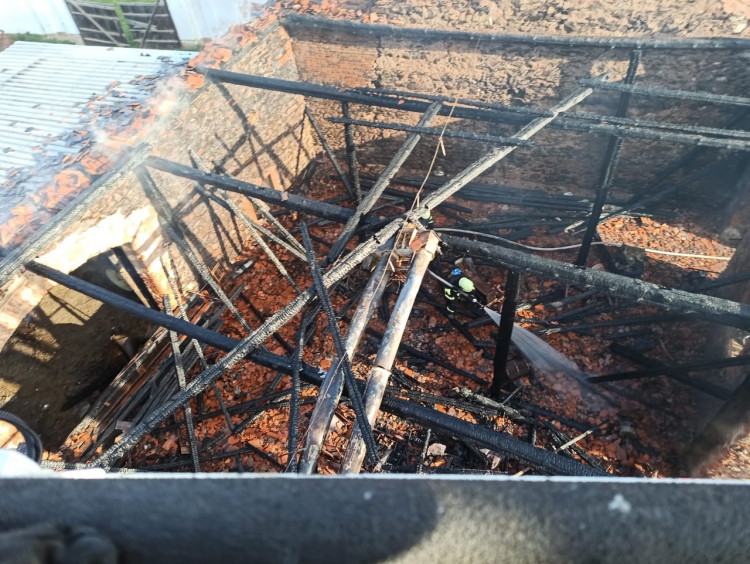 FOTOGALERIE: Požár zemědělského muzea