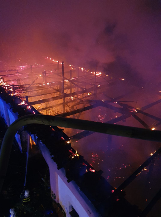 FOTOGALERIE: Požár zemědělského muzea