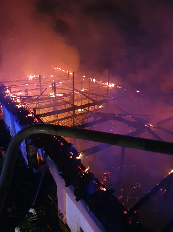 FOTOGALERIE: Požár zemědělského muzea