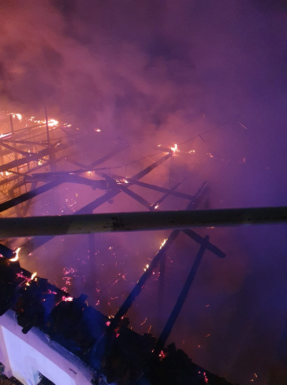 FOTOGALERIE: Požár zemědělského muzea