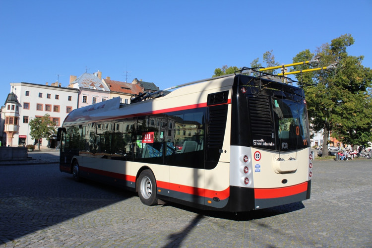Nové parciální trolejbusy v Jihlavě