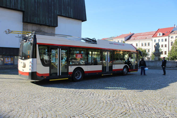Nové parciální trolejbusy v Jihlavě