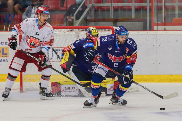 FOTOGALERIE: Motor se po sedmi letech vrátil do extraligy, doma nestačil na neoblíbený Mountfield