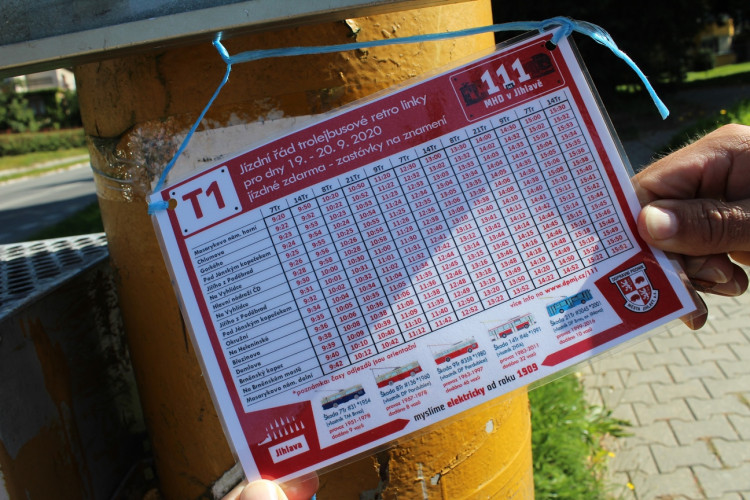 Oslavy 111 let MHD v Jihlavě