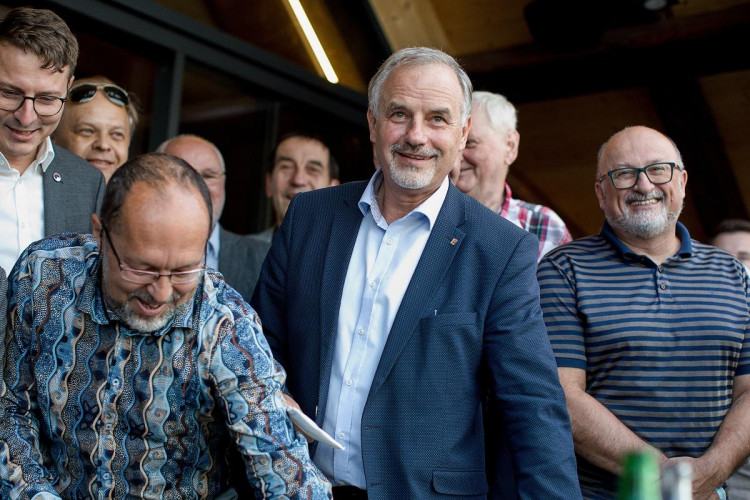 Volební štáb ODS.