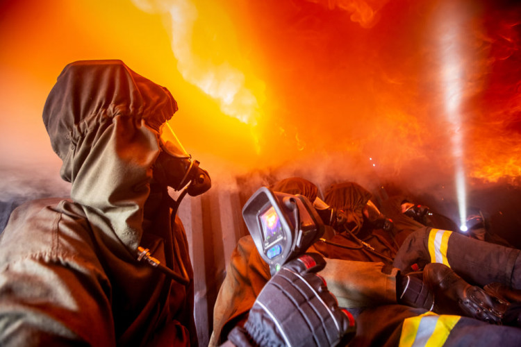 GALERIE: Hasiči trénovali ve FLASHOVER kontejneru