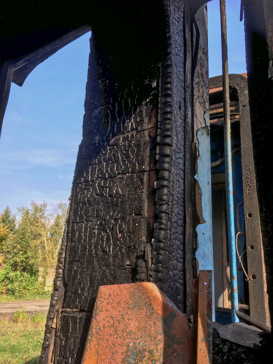 GALERIE: Historické vagóny po požáru v Jaroměři