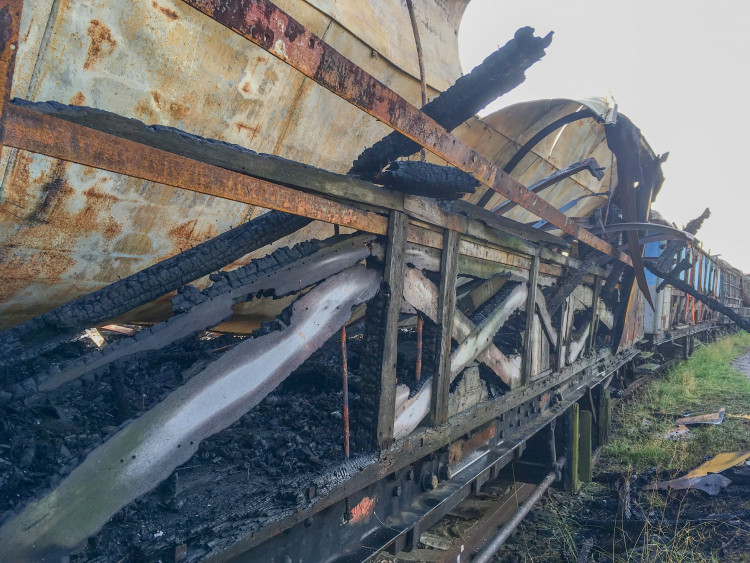 GALERIE: Historické vagóny po požáru v Jaroměři