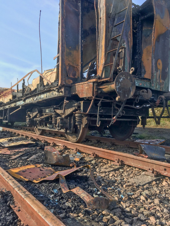 GALERIE: Historické vagóny po požáru v Jaroměři