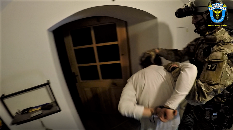 FOTOGALERIE: Zadržení členů polského gangu