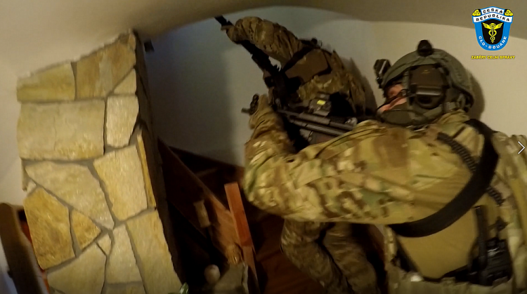 FOTOGALERIE: Zadržení členů polského gangu